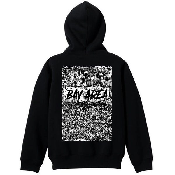 REPDABAY logo - The Bay Area 2025 - Black (Hoody)
